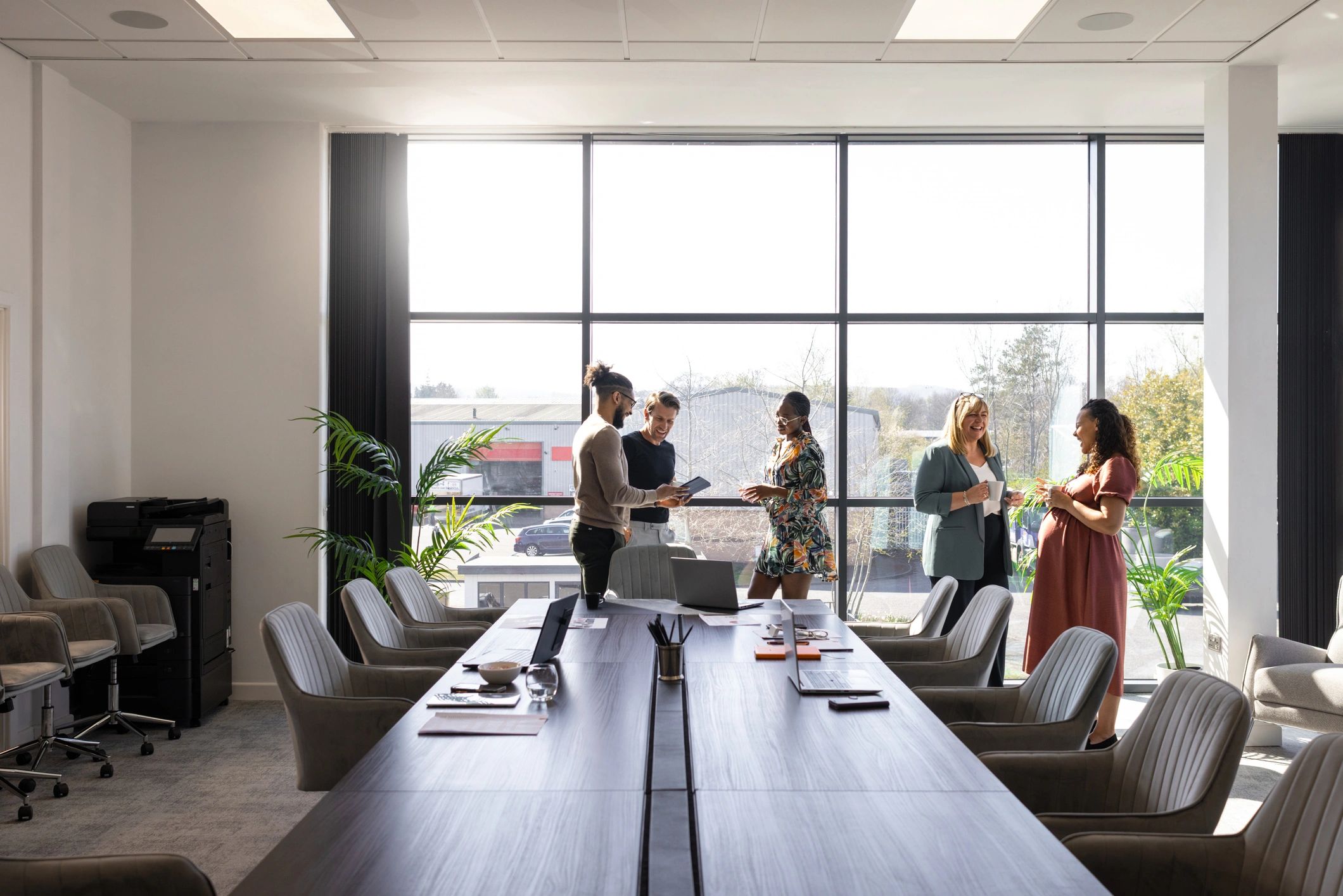 Professional business consultation meeting